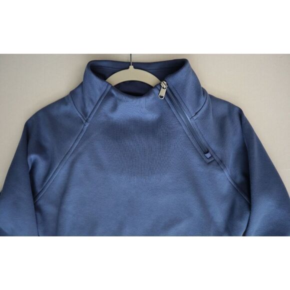 Athleta 787313-002 Women's Sz S Chrome Blue Cozy Karma L/S Sweatshirt Dress - Picture 7 of 15